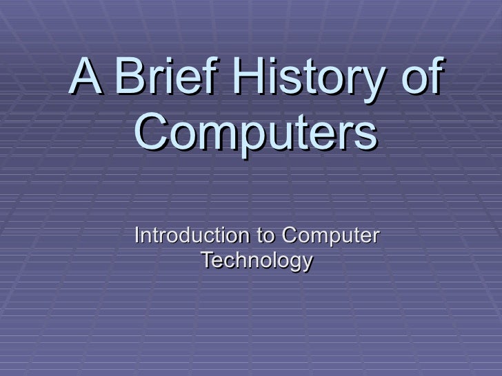 Computer precursors